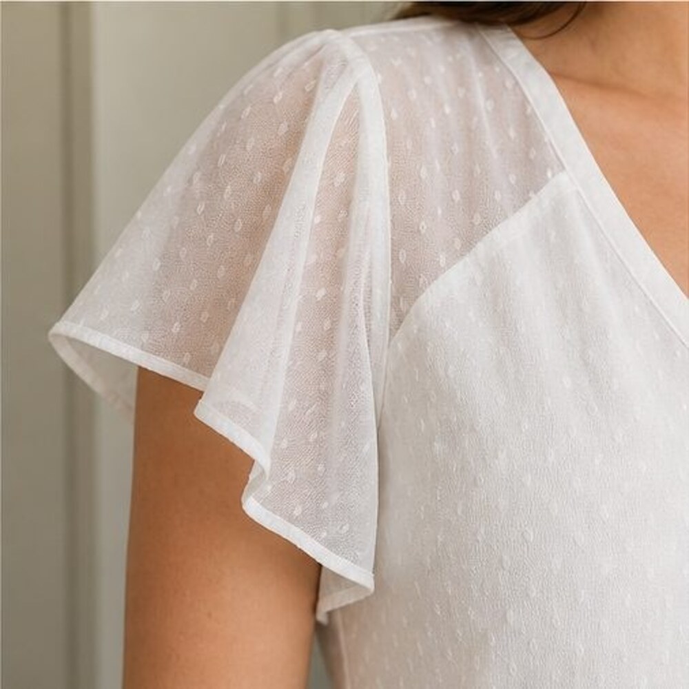 White Cami Blouse - Picture 5 of 6